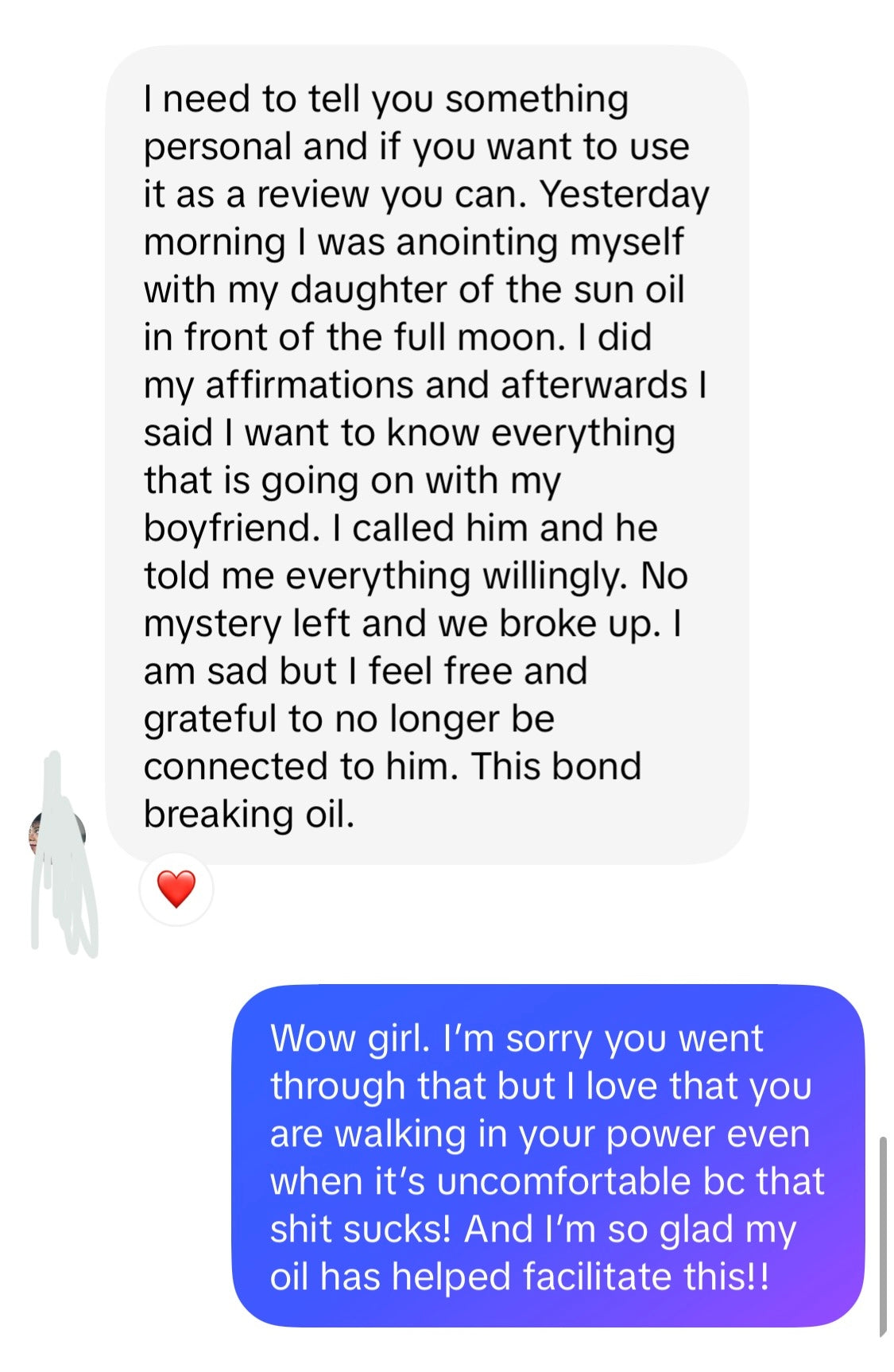 Daughter of the Sun Oil